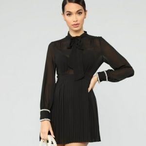 Fashion Nova Cupids Love Pleated Mini Dress NWT